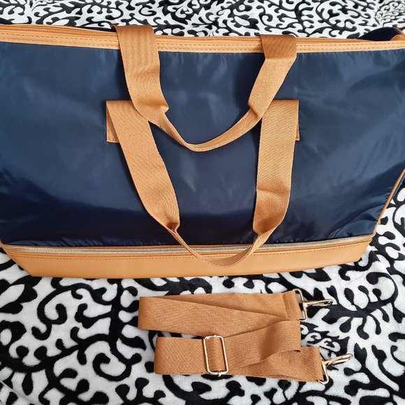 Duffle Bag with Bottom Zippered Compartment - Picture 9 of 9